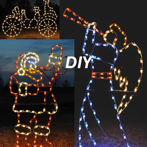 Miniatura 6 de Cadena de luces de Navidad C9 de 25 pies, enchufes de luz E17 con separación de 12 pulgadas, juego de cadena de luces C9 blanco para decoración