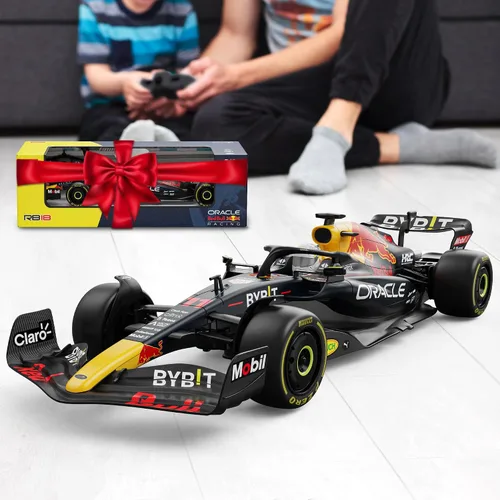 Miniatura 6 de Voltz Toys Auténtico auto de control remoto RedBull Rb18 1:12 F1 con licencia - Serie de autos RC de la colección F1 para niños y adultos - Auto RC