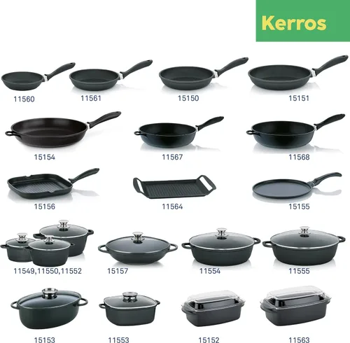 Miniatura 8 de kela Sartenes, Aluminio, Negro, 11.0 x 11.0 x 4.3 in