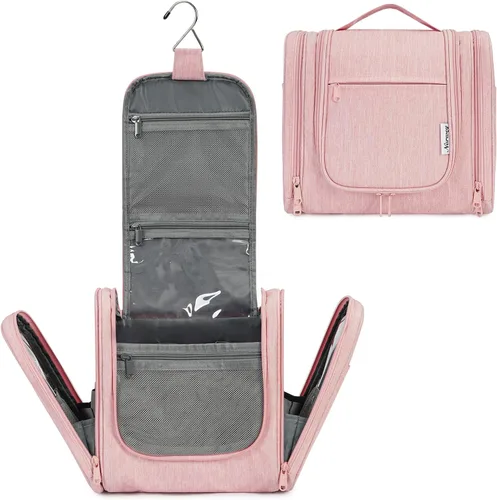 Miniatura 14 de Bolsa de Aseo Colgante Narwey para Mujeres, Organizador de Maquillaje de Viaje, Bolsa de Artículos de Aseo para Cosméticos, Accesorios Esenciales