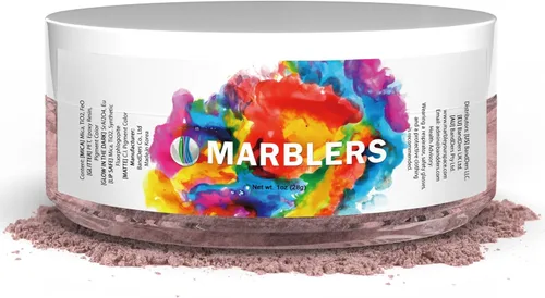 Miniatura 40 de MARBLERS - Polvo de mica de grado cosmético, nacarado, no tóxico, vegano, libre de crueldad, sombra de ojos, esmalte de uñas, arte de uñas, [Gris]