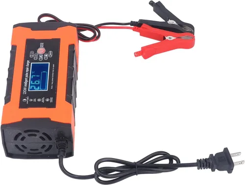 Miniatura 9 de Mantenedor del cargador de batería de pulso de 12 V 10 A 24 V 5 A con enchufe de EE. UU. para desulfatación de batería de coche camión barco