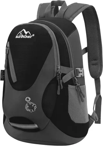 Miniatura 10 de sunhiker Pequeña mochila de senderismo para mujeres y hombres, 20L, ligera, mochila de viaje, mochila casual para ciclismo, acampar al aire libre