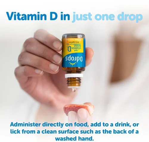 Miniatura 5 de Ddrops Adultos 1000 UI 180 gotas, vitamina D líquida, apoya huesos fuertes y sistema inmunológico. Sin cápsulas grandes, sin conservantes, sin OMG