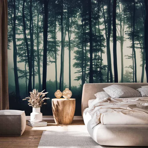 Miniatura 2 de artgeist Mural de pared prémium Bosque 177 x 124 pulgadas, papel tapiz fotográfico no tejido, impresión artística, mural de pared de forro polar