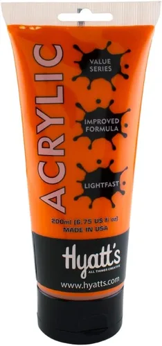 Miniatura 93 de Hyatt's Alizarine - Pintura acrílica carmesí Tubo de pintura acrílica de 2.5 fl oz de grado artístico Secado rápido y pintura no tóxica