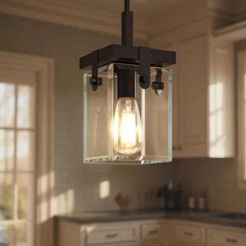 Miniatura 7 de Urban Ambiance UHP2454 - Lámpara de tocador de baño moderna de lujo, tamaño pequeño: 8.38 pulgadas de alto x 7 pulgadas de ancho, con elementos