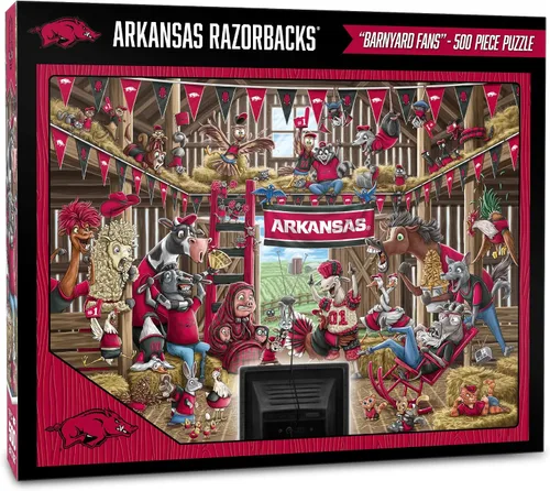 Miniatura 46 de YouTheFan NCAA Barnyard Fans - Rompecabezas de 500 piezas
