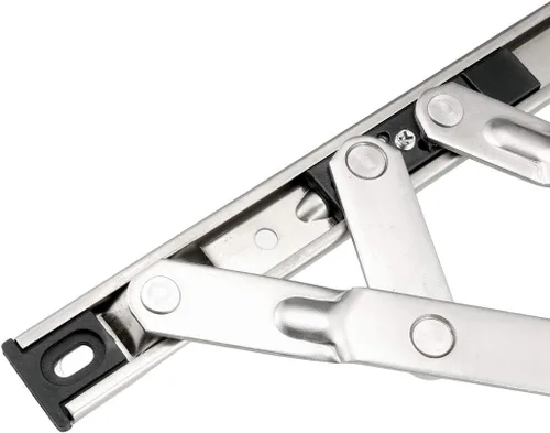 Miniatura 3 de uxcell Bisagra de ventana abatible de 8 pulgadas, acero inoxidable 202, 2 piezas