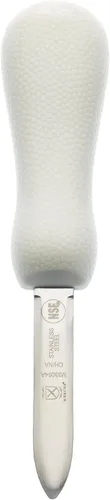 Miniatura 11 de Mercer Culinary Cuchillo de ostras estilo Boston con mango de polietileno, 3 pulgadas, color blanco