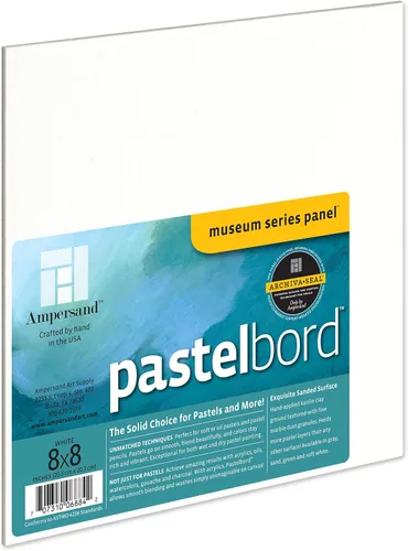 Miniatura 32 de Ampersand Art Supply Serie Museum Pastelbord 5 x 7 pulgadas Colores surtidos Panel de pintura pastel y seco de 1/2 pulgada Sostiene más