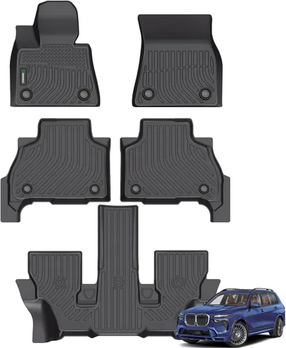 Miniatura 108 de ANBINGO® Alfombrillas de Piso para 2024 2025 CX-90 y CX90 PHEV (Híbrido Enchufable) 6 y 7 Asientos 2da Fila Asiento de Capitán o Asiento Tipo Cubo