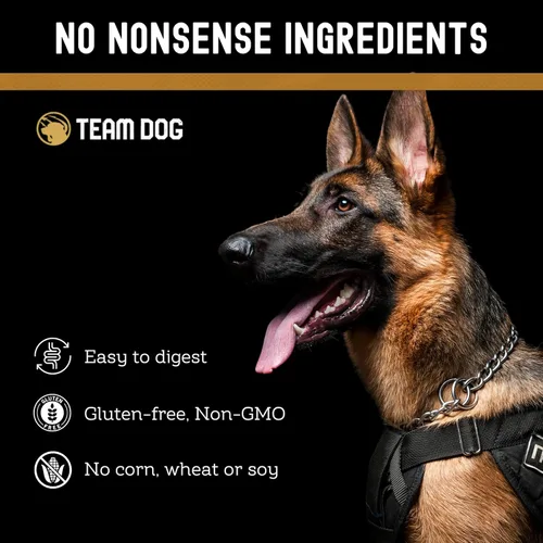 Miniatura 7 de TEAM DOG Elite Blend - Alimento para perros alto en proteínas, alto en calorías para aumento de peso, 30% de proteínas, 25% de grasa, 577 cal/taza