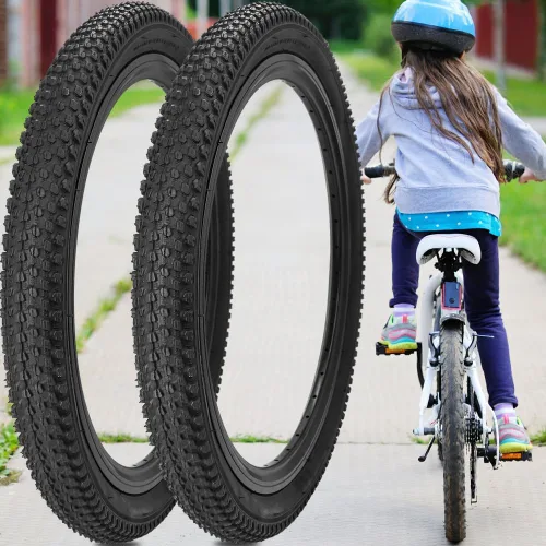 Miniatura 7 de Paquete de 2 neumáticos de bicicleta de 14/16"/18"/20"/26"x2.125" con o sin tubos interiores 14/16/18/20x1.75/1.95/2.125 AV 1.260 in válvulas