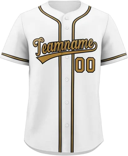 Camisetas de béisbol en blanco personalizadas con botones y uniformes deportivos personalizados para hombresmujeresniños