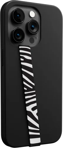 Miniatura 30 de Phone Loops Soporte elástico de silicona para teléfono, correa de mano, ligero, delgado y agarre discreto Negro