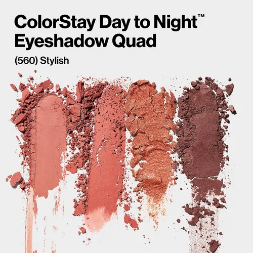 Miniatura 2 de REVLON ColorStay Quad - Sombra de ojos de día a noche, paleta de sombras de larga duración con tonos de transición y sensación suave, a prueba