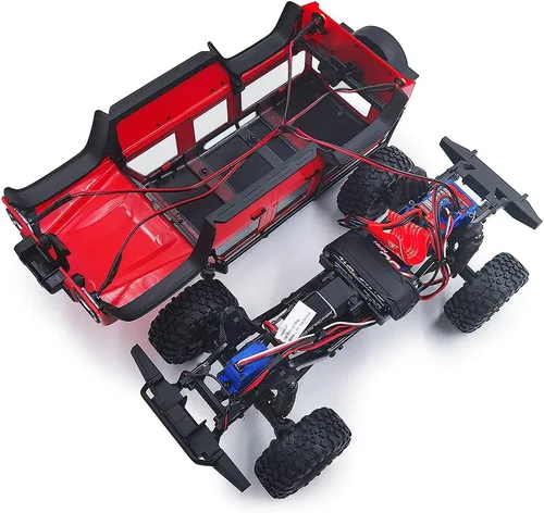 Miniatura 8 de RCHUBAM Luces LED delanteras y traseras para faros delanteros y traseros para 1/18 TRX4-M Defender RC Crawler