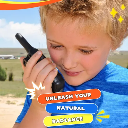 Miniatura 8 de Wishouse 2 Walkie Talkie recargables para niños con batería cargadora, Walky Talky familiar para cruceros adultos, camping al aire libre