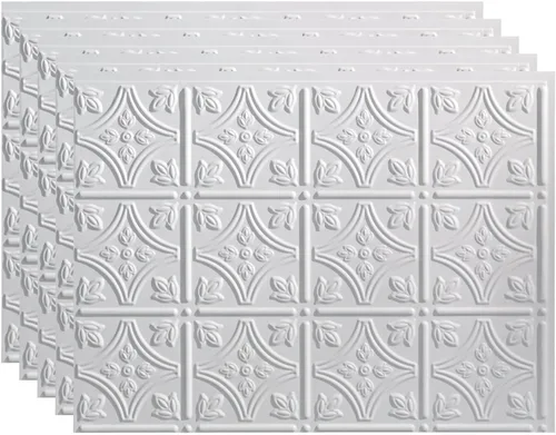 Miniatura 33 de FASÄDE Panel decorativo de vinilo estilo tradicional/patrón 1 en Cashmere (muestra de 6x6 pulgadas)