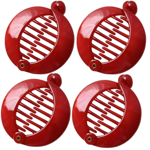 Miniatura 6 de Peines laterales surtidos de belleza sin esfuerzo de 2.5 pulgadas, pinzas para el pelo para cola de caballo, pinzas redondas de plátano, paquete
