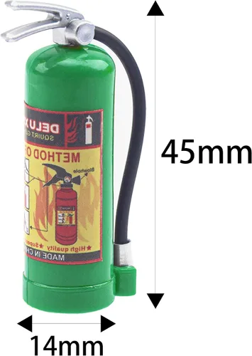 Miniatura 5 de Extintores de incendios a escala RC 1/10 con calcomanías, accesorios de decoración, compatibles con Traxxas TRX4 Axial SCX10 Redcat Gen7 D90 TF2