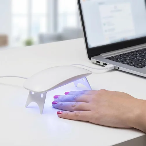 Miniatura 7 de Máquina de terapia de luz UV Mini lámpara LED portátil Secador de uñas Herramientas de esmalte de uñas