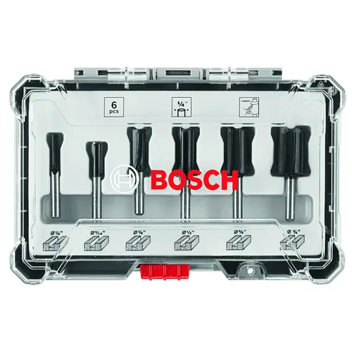 Miniatura 11 de Bosch RBS030MBS Juego de brocas para enrutador de madera con punta de carburo (30 piezas)
