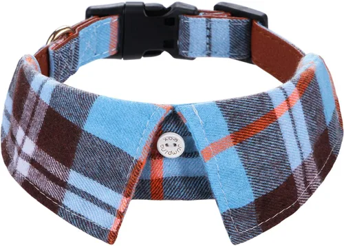 Miniatura 22 de Faleela Lindo Collar de Perro Navideño Suave para Niña con Lazo, Collar de Perro con Corbatín para Niño, Collar Ajustable Desmontable para Mascotas