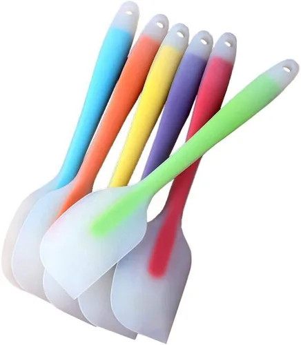Utensilios de silicona para horno de Tougs. Incluye espátula de silicona, pincel resistente al calor, se puede lavar en lavaplatos.