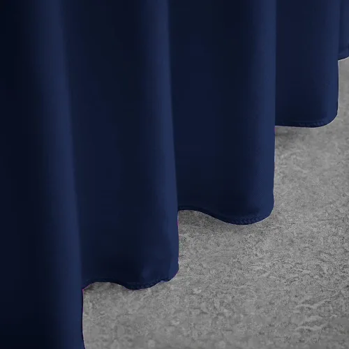 Miniatura 6 de Mantel para mesa rectangular de elastano azul marino de 8 pies de largo x 30 pulgadas de ancho x 30 pulgadas de alto