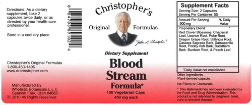 Miniatura 3 de Fórmula de Flujo Sanguíneo de Christopher's Original Formulas - Suplementos para la Circulación Sanguínea - Apoya la Elasticidad de las Venas, Flujo