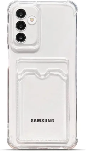 Miniatura 28 de Tuokiou Funda para Samsung Galaxy A14 5G, Fundas Protectoras Transparentes con Ranura para Tarjetas, Funda Cartera de TPU Suave Ajustada Resistente