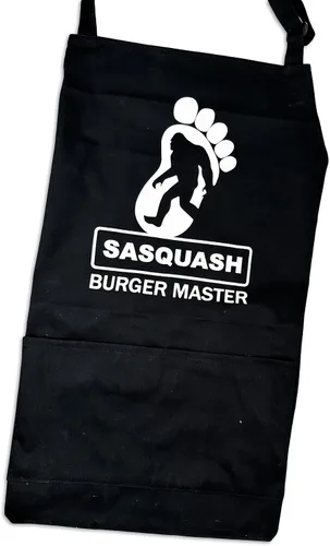 Miniatura 2 de The Sasquash - Burger Master - Delantal resistente para hamburguesas, Negro