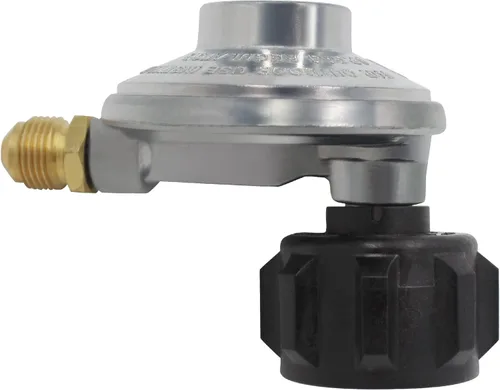 Regulador de baja presión MENSI con tipo QCC 1 para cilindro de tanque de 5-40 libras, conjunto de manguera de 5 pies (regulador de baja presión de