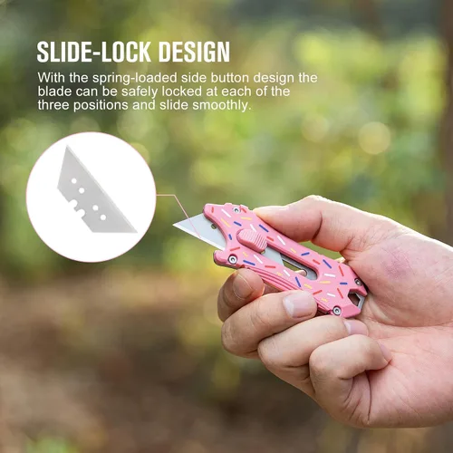 Miniatura 5 de OKNIFE Otacle EDC - Cuchillo utilitario retráctil, cuchillo para abrir cajas, herramienta multifuncional con cortador de cinturón, abridor