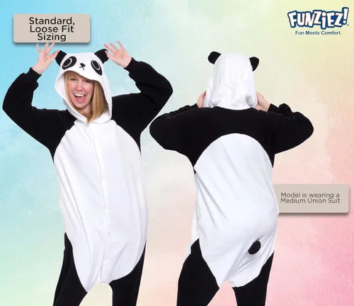 Miniatura 59 de Funziez! - Disfraz de Halloween para adultos, disfraz de animales y criaturas marinas, mameluco afelpado para cosplay, para mujeres y hombres