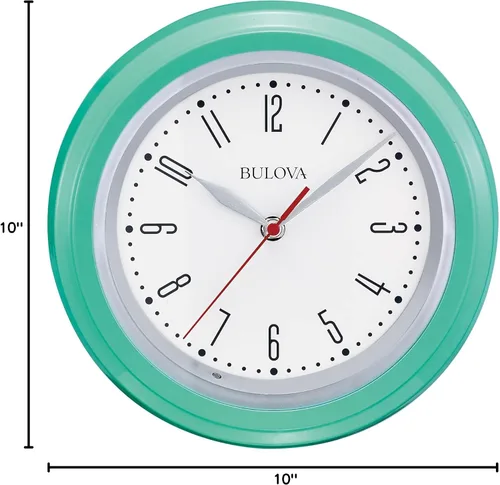 Miniatura 5 de Bulova C4892 Darian Reloj de pared decorativo moderno con esfera iluminada trasera, luz trasera totalmente iluminada automática, manecilla