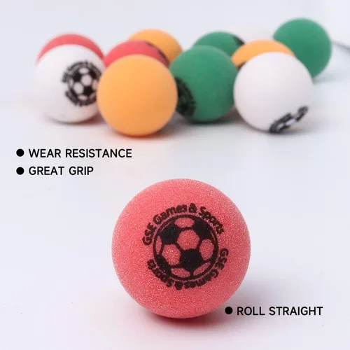 Miniatura 4 de GSE Games & Sports Expert Tamaño reglamentario 1.365 pulgadas de repuesto de futbolín, pelotas de fútbol oficiales de mesa de torneo, accesorios
