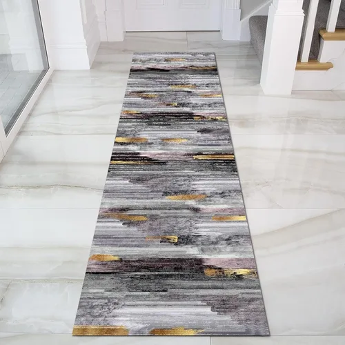 Miniatura 2 de Alfombra moderna para pasillo – Pasillo – Pasillo Pasillo Escaleras Alfombra antideslizante Alfombra de pasillo 3.3 ft/4.9 ft/6.6 ft/8.2 ft/9.8