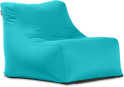 Miniatura 7 de Jaxx Ponce - Puf para exteriores, resistente a la intemperie, para patio y piscina, a rayas blancas y negras