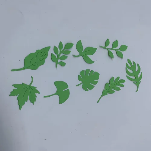 Miniatura 5 de Troqueles de metal para cortar hojas de 9 piezas, troquelados de hojas de arce y ginkgo, plantillas de relieve y plantillas para álbumes de recortes