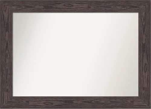 Miniatura 137 de Amanti Art Espejo personalizado, espejo de baño negro puente, espejo de pared o espejo de tocador de baño sobre el fregadero (26 x 26 pulgadas)