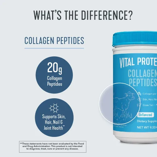 Miniatura 3 de Vital Proteins Píldoras sin sabor del colágeno 9,33 cápsulas del colágeno del polvo de los péptidos del colágeno 120 cápsulas