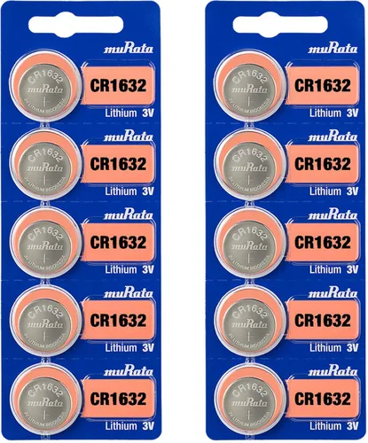 Miniatura 3 de Murata Batería CR1632 DL1632 ECR1632 3V Litio Moneda Celda (5 Baterías)