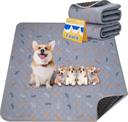 Miniatura 32 de Sunheir - Almohadillas lavables reutilizables orina de cobayas, forros impermeables absorbentes para jaulas cobayas conejos conejillos de indias