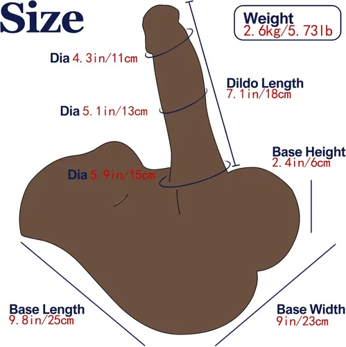 Miniatura 3 de Consolador enorme y grueso para adulto, consolador de muñeca sexual para mujer y hombre, juguete masturbador con base fija, material TPE suave