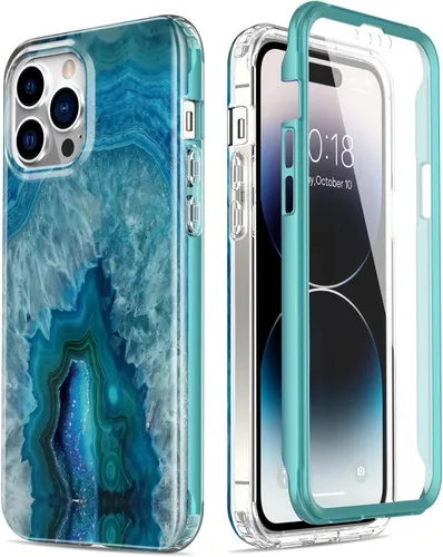 Miniatura 41 de Esdot Funda para iPhone 14 con Protector de Pantalla Integrado, Funda Resistente de Grado Militar con Diseños de Moda para Mujeres y Niñas, Funda