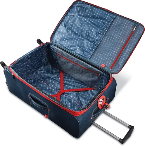 Miniatura 2 de American Tourister - Maleta con ruedas giratorias de Disney, Minnie Mouse Denim), 126120-1255