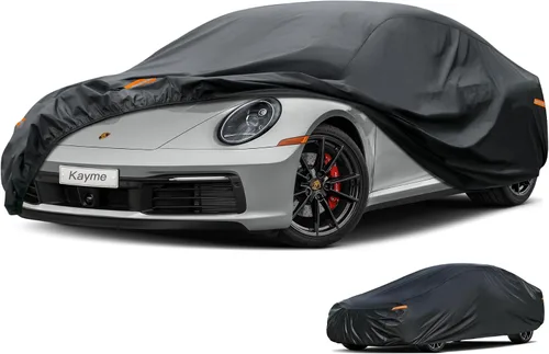 Miniatura 51 de Kayme Funda impermeable para automóvil deportivo para todo tipo de clima. Consulta la tabla de tallas del vehículo para un ajuste preciso. Cubierta